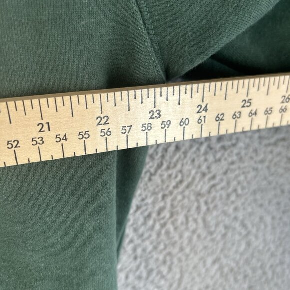 Empyre Skateboard Varsity Crewneck Sweatshirt Size L Skate Grunge Faded Green - Picture 6 of 6